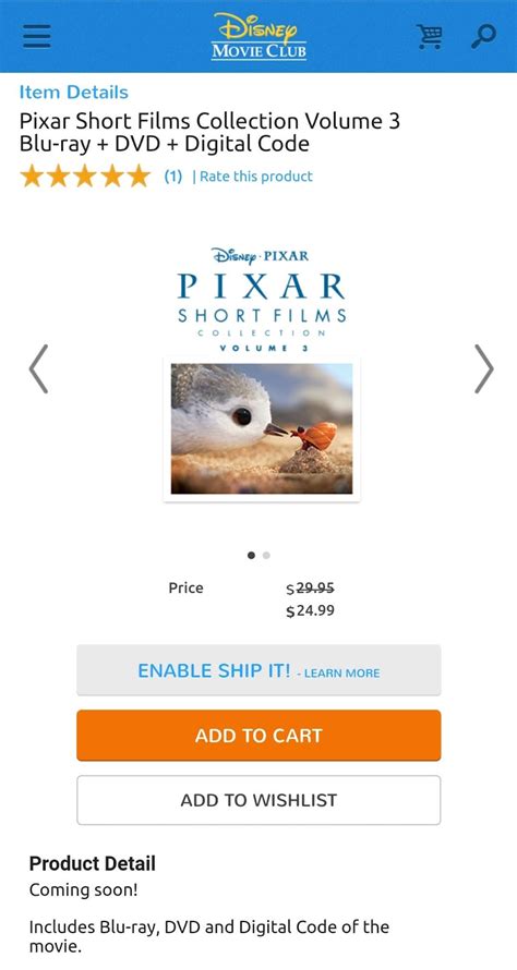 'Pixar Short Films Collection: Volume 3' Coming November 13 to Blu-ray, DVD & Digital [UPDATED ...