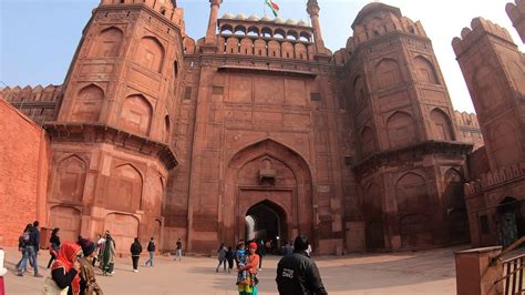 RED FORT FRONT GATE | NEW DELHI | INDIA | Historic fort | 4k video | Stock Footage & Videos ...