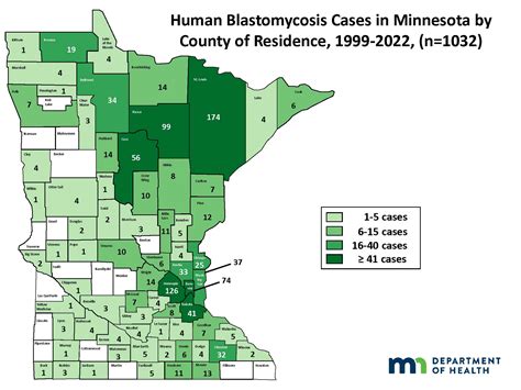 Blastomycosis Statistics and Maps - MN Dept. of Health