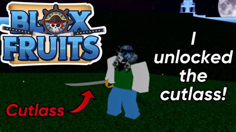 I Unlocked The CUTLASS In Blox Fruits - YouTube