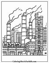 Factory Coloring Pages Printable PDFs  Sheets For Kids sketch template