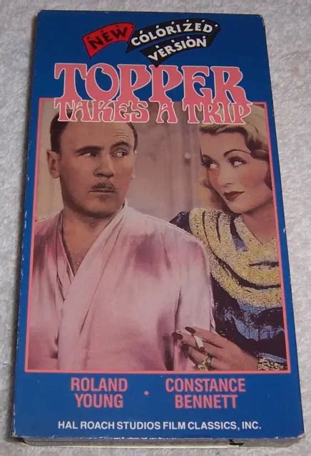 TOPPER TAKES A Trip VHS Video Roland Young Constance Bennett £7.73 - PicClick UK