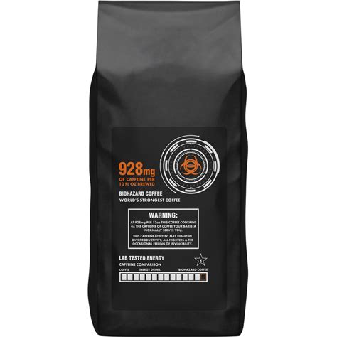 BIOHAZARD COFFEE | The World's Strongest Coffee | 928mg of Caffeine – Biohazard Coffee