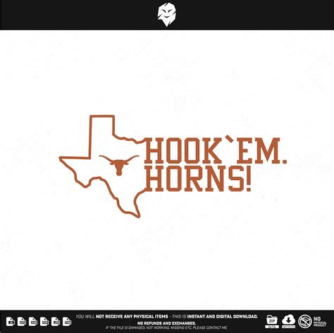 Hook 'em. Horns Vector ai, Eps, SVG, PDF, and Image jpg, Png - Etsy