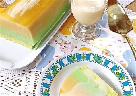 Resep Puding Kelapa Pandan oleh Ibu Tina - Cookpad