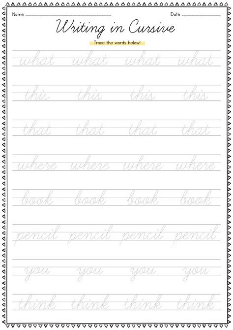 9 Best Images of Penmanship Practice Worksheets For Adults - Free Printable Cursive Alphabet ...