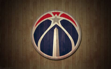 Download Washington Wizards Logo On Basketball Floor Wallpaper ...