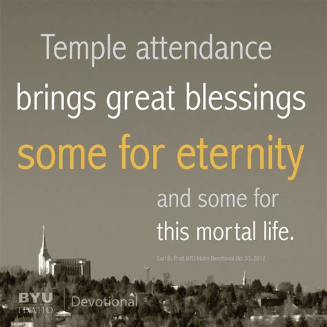 BYU-Idaho Devotional with Carl B. Pratt on Oct, 30, 2012 | Lds quotes, Saint quotes, Byu devotionals