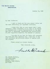 Einstein–Szilárd letter | Lettering, Einstein, Manhattan project