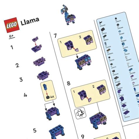 LEGO Fortnite 5008257 Llama : les instructions sont disponibles - HelloBricks