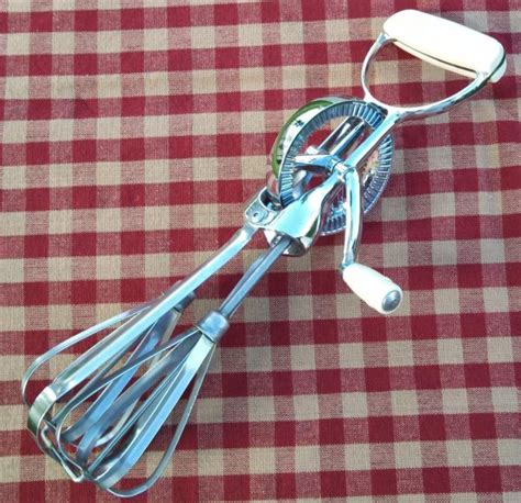 Vintage Type - Old Fashioned Amish Made Manual Hand Beater