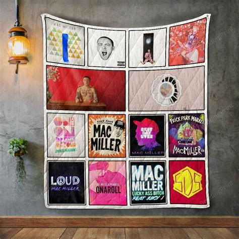 Mac Miller Album Covers Quilt Blanket - Dreamrooma