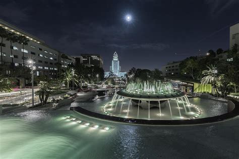 Grand Park Fountain - Light Green Photograph by Nadim Baki | Fine Art ...