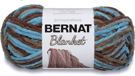 Amazon.com: Bernat Blanket Super Bulky Yarn, 5.3oz, Guage 6 Super Bulky ...