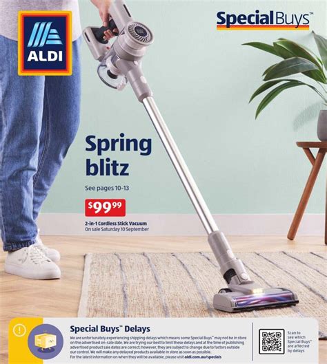 2-in-1 Cordless Stick Vacuum offer at ALDI