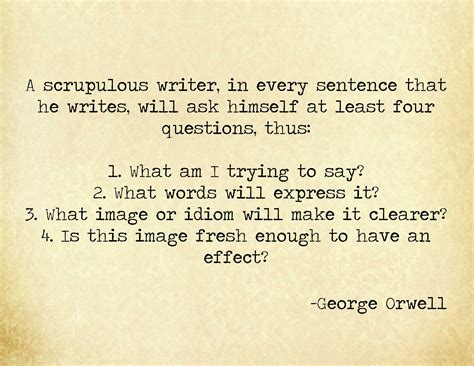 George Orwell On Writing Quotes. QuotesGram