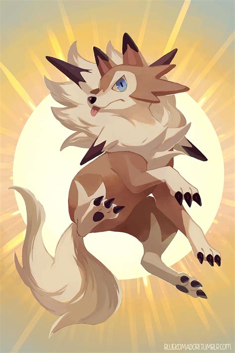 Lycanroc Midday Form by bluekomadori on DeviantArt