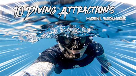 10 Diving Attractions in Mabini, Batangas | VLOG 23 | ADVENTURE - YouTube