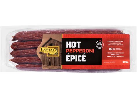 Hot Pepperoni Sticks 375g – Harvest Meats