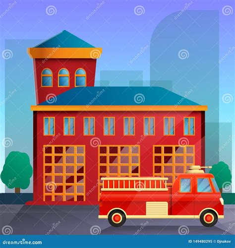 Fire Station Cartoon Background Stock Illustrations – 479 Fire Station Cartoon Background Stock ...