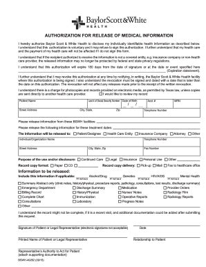 18 Printable Request For And Authorization To Release Medical Records ...