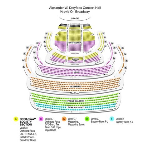 Kravis Center Seating Chart