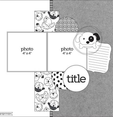 Pin by Amy Hansen on layout sketches | Scrapbook inspiration, Scrapbook ...