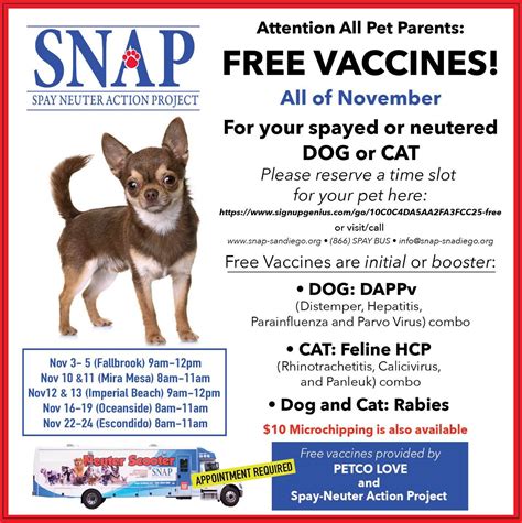 SNAP Neuter Scooter (Spay, Neuter, Vaccines and Micro Chip for your ...