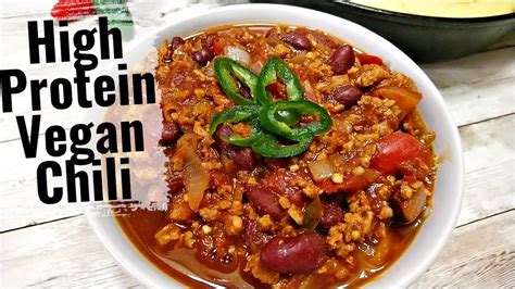 HIGH PROTEIN CHILI | VEGAN TVP CHILI RECIPE | VEGAN COMFORT FOOD ...