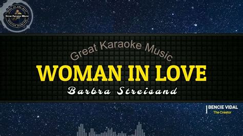 Woman In Love (KARAOKE) Barbra Streisand - YouTube