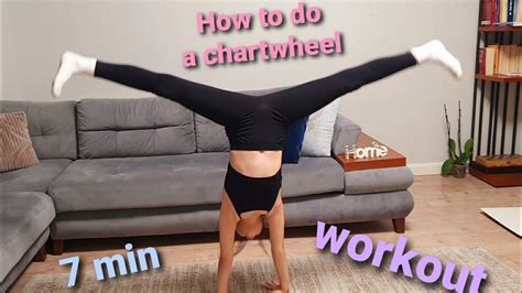 How to da a cartwheel tutorial. Only 7 min workout - YouTube