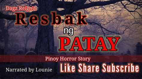 Resbak ng Patay | Philippines Ghost Story - YouTube