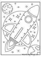 Printable Space Coloring Pages sketch template
