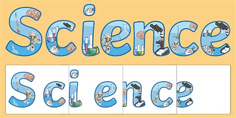 Printable Science Lettering Teaching Resource | Twinkl USA