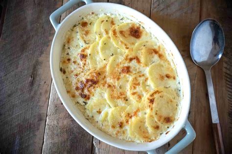 Potato and Celery Root Gratin - Culinary Ginger