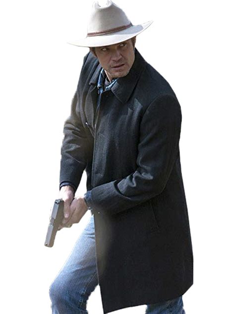 Famous TV Series Timothy Olyphant Justified Coat