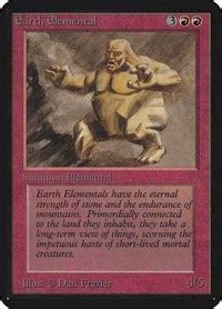 Earth Elemental - Alpha Edition, Magic: the Gathering: The Gathering - Online Gaming Store for ...