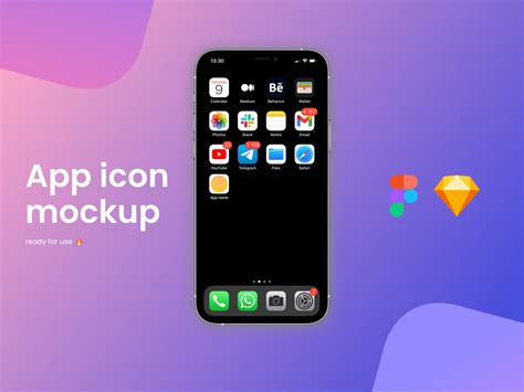 Free App Icon Mockup - Sketch/Figma by ARTSELIANOV🇺🇦 on Dribbble