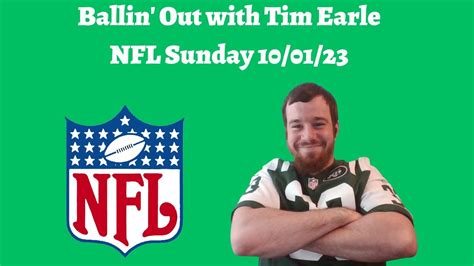 NFL Sunday Free Picks & Predictions- 10/1/23 | Ballin' Out with Tim Earle - YouTube