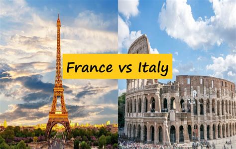 France and Italy - country comparison | France vs Italy