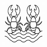 Premium Vector  Lobsters line art Fish coloring Pages For sketch template