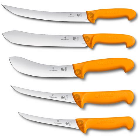 SWIBO 5PC BUTCHER KNIFE SET KIT SKINNING BONING BREAKING 5 PIECE - Swibo