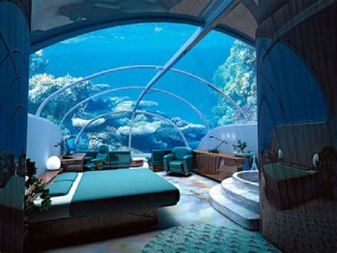 Pin by Wahan Fathur Rahman on Hotel and Resort | Underwater bedroom, Underwater hotel room ...