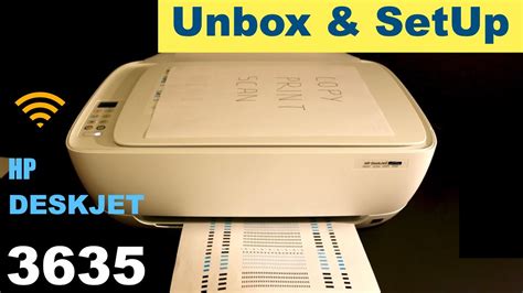 HP DeskJet 3635 Setup, Unboxing & review !! - YouTube