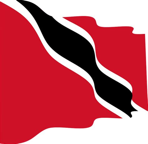 Trinidad and Tobago wavy flag clipart. Free download transparent .PNG ...