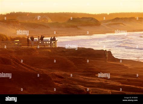 Sunset, Cavendish Beach, PEI National Park, Prince Edward Island ...