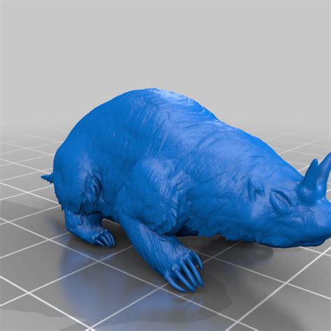 Free STL file Ceratogaulus (horned gopher)・3D printing model to ...