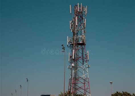 Stunning Telecom Tower Against a Clear Sky