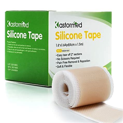 Silicone Tape for Scars, Soft Medical Tape Easy Removal for Keloid Bump Scars, Surgical Scar ...