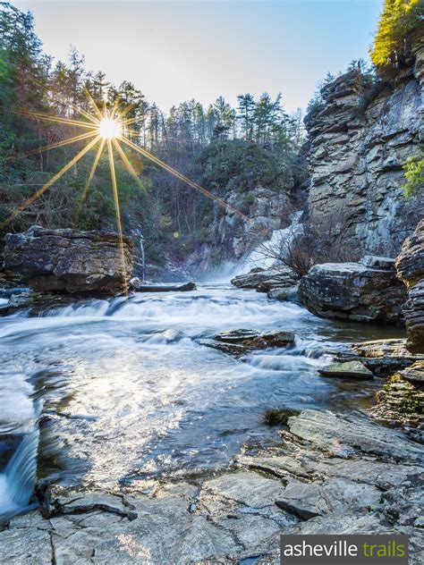 Linville Falls in Winter: hiking Linville Gorge winter waterfalls | Camping in north carolina ...